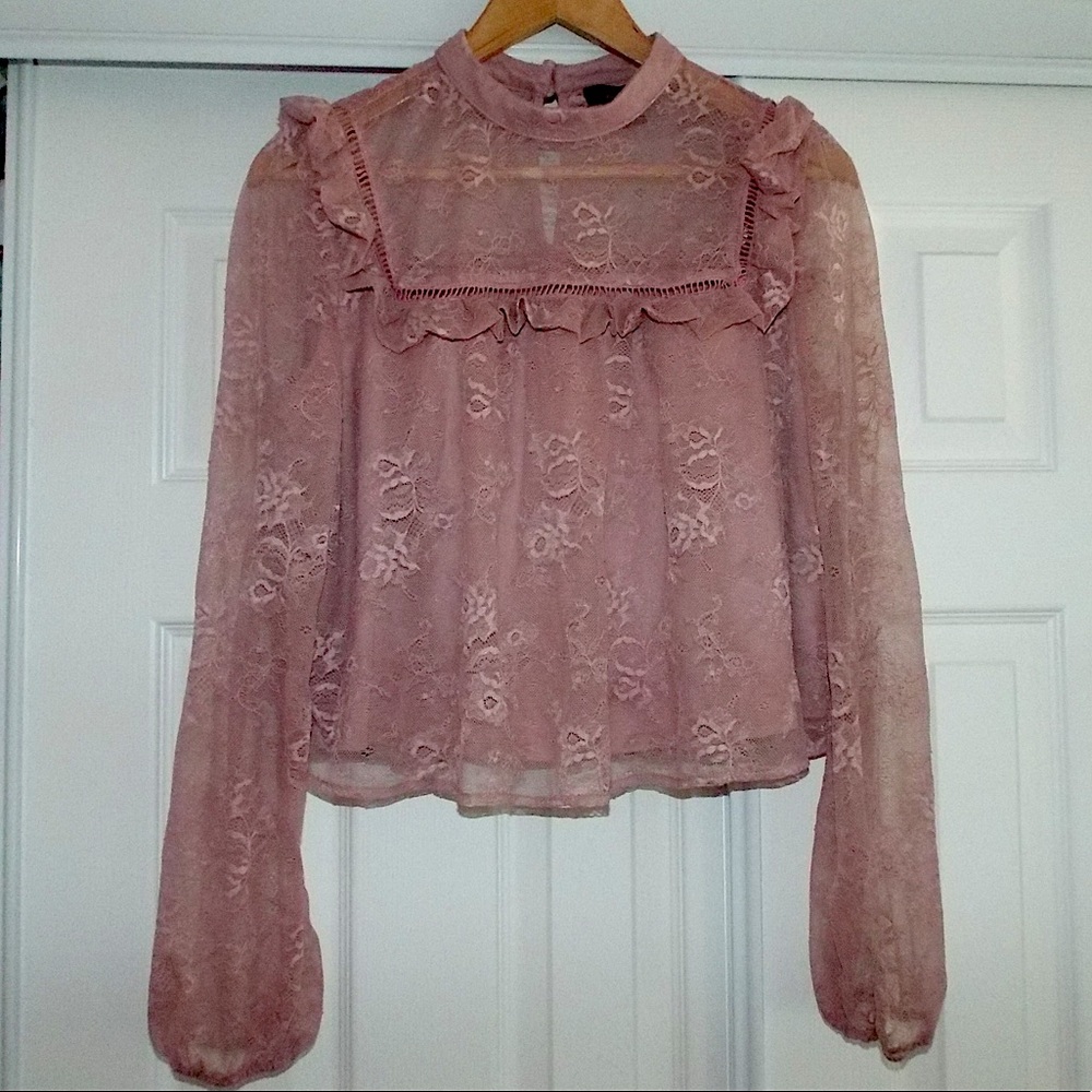 Mauve crop top